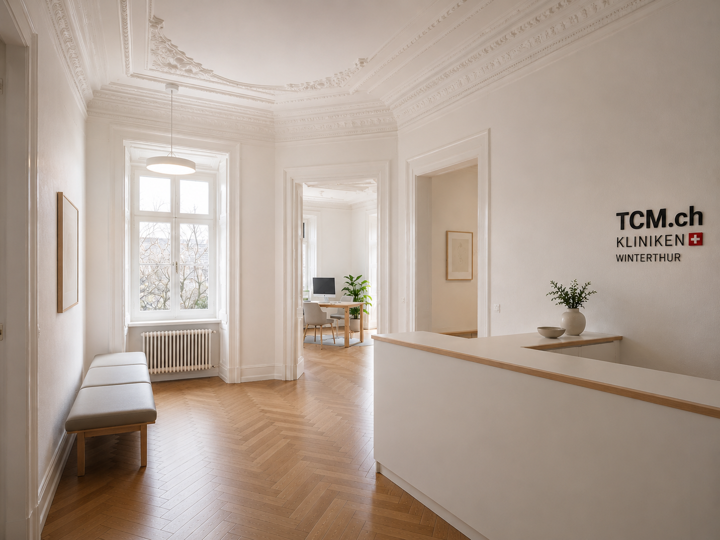 TCM.ch Kliniken Winterthur – Empfangsbereich